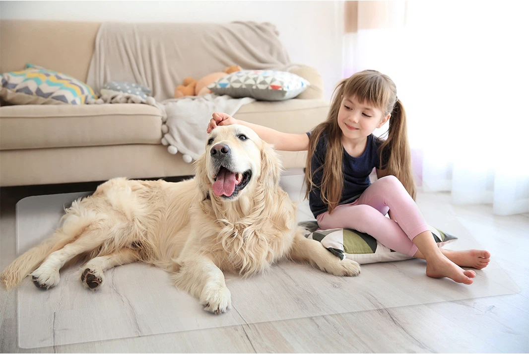 PVC Hardfloor Mat for Dog and Children